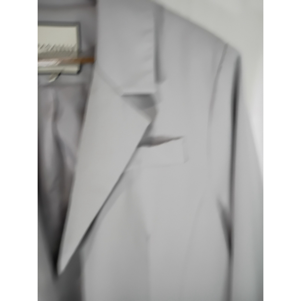 Bagatelle Collection Blazer Large Oversized Notch Lapel Gray City Spring - Picture 7 of 9